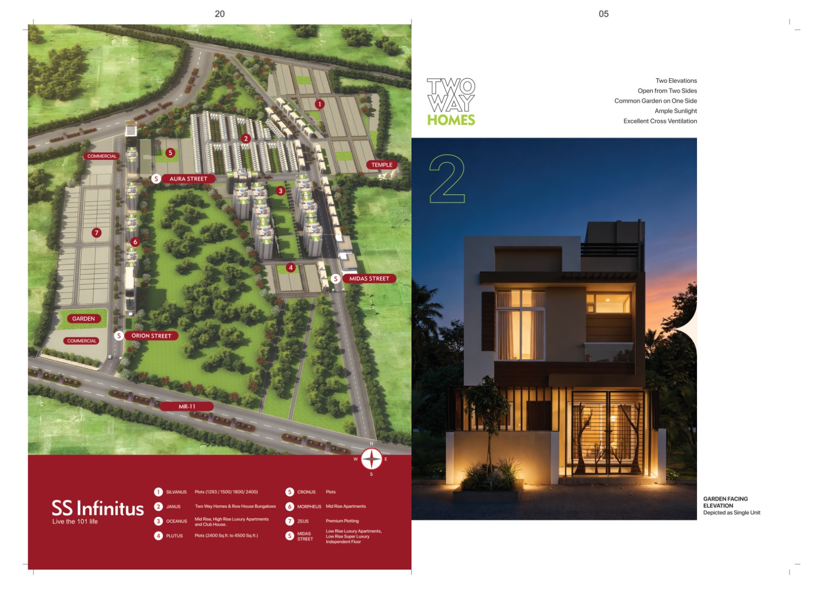 Exterior / Front View - Luxuary 3BHK villa in SS Infinitus
