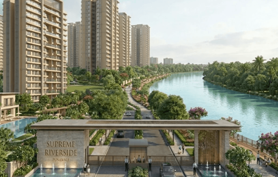 Building Exterior - 3 BHK Flats for Sale in Suprem Riviana, Punawale, Pune | Spacious Homes with Modern Amenities