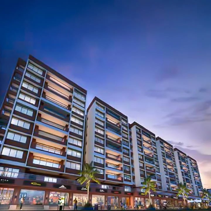 Building Exterior - Title: Flats for Sale at Mangalam Starview, Kiwale, Pune | Modern Homes with Lifestyle Amenities