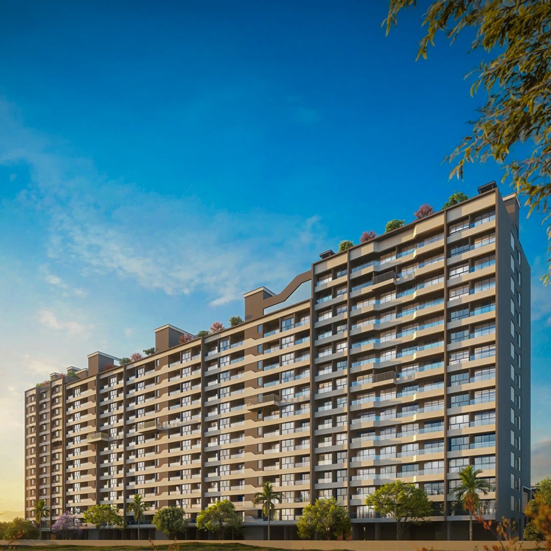 Building Exterior - Title: Flats for Sale at Mangalam Starview, Kiwale, Pune | Modern Homes with Lifestyle Amenities