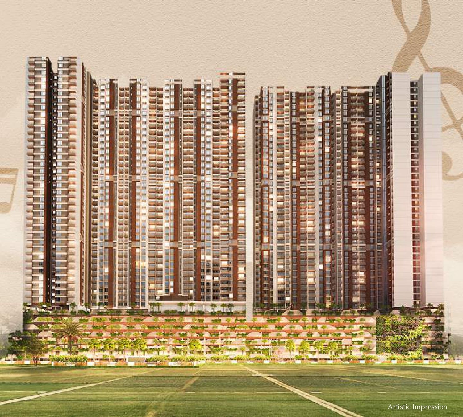 Building Exterior - 3bhk Flats for Sale in Vardhaman Skysymphony, Wakad, Pune
