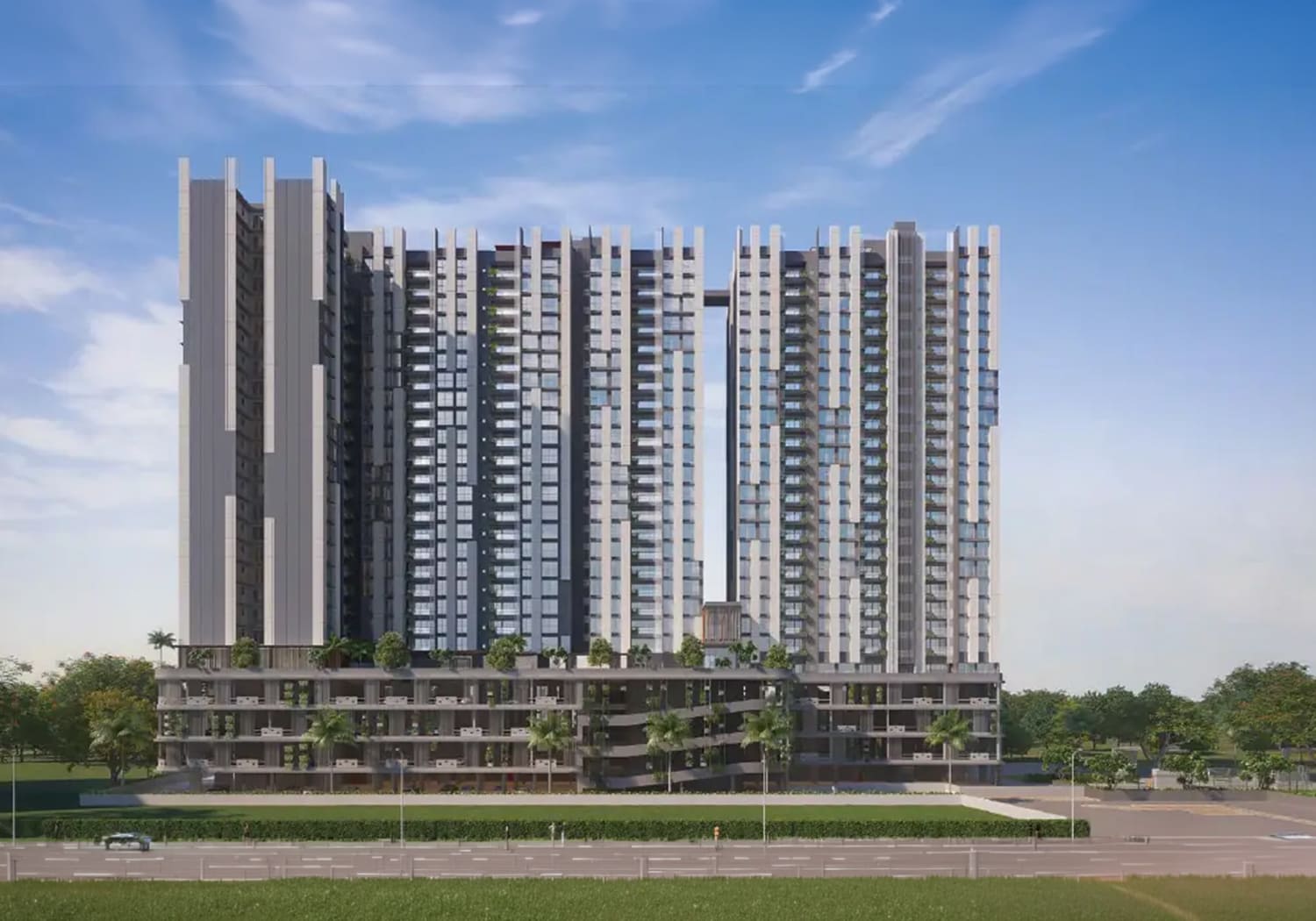 Building Exterior - 4BHK Flats for Sale in Namrata 6 Boulevard, Tathawade, Pune | Modern Lifestyle Homes