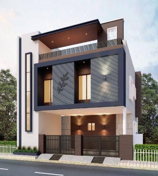 Exterior / Front View - 3 bhk duplex at bhanpur , chola road