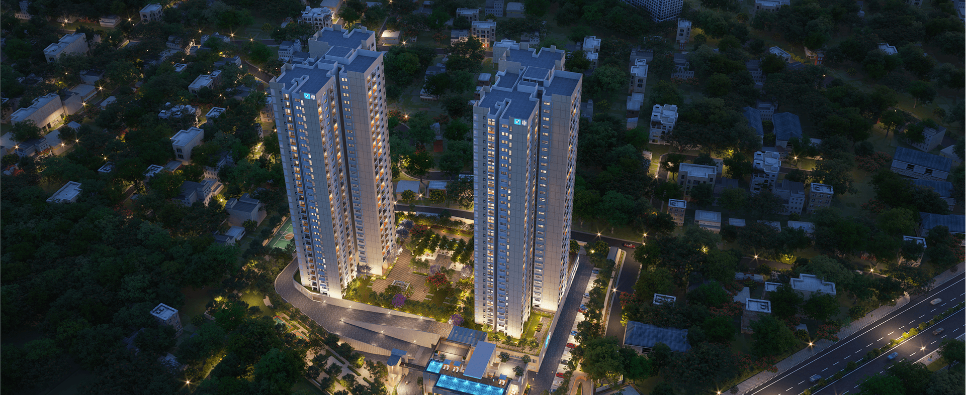 Building Exterior - Vaishnavi AT-One Krishna Brindavan