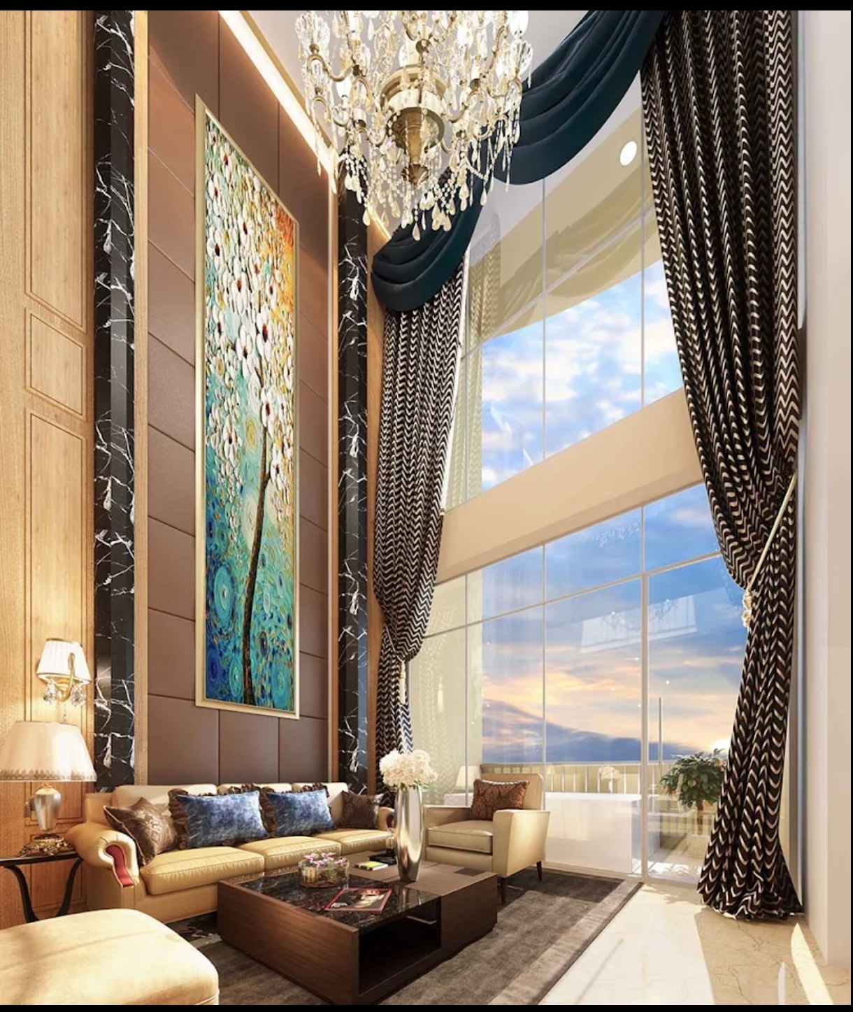Living Room - Ready to Move Luxury 3 BHK Apartment for Sale in Dasnac Burj, Sector 75, Noida