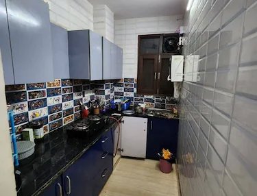 Building - 2 BHK Builder Floor for Rent in Rohini Sector 24, Delhi | Road View | ₹22,000/Month