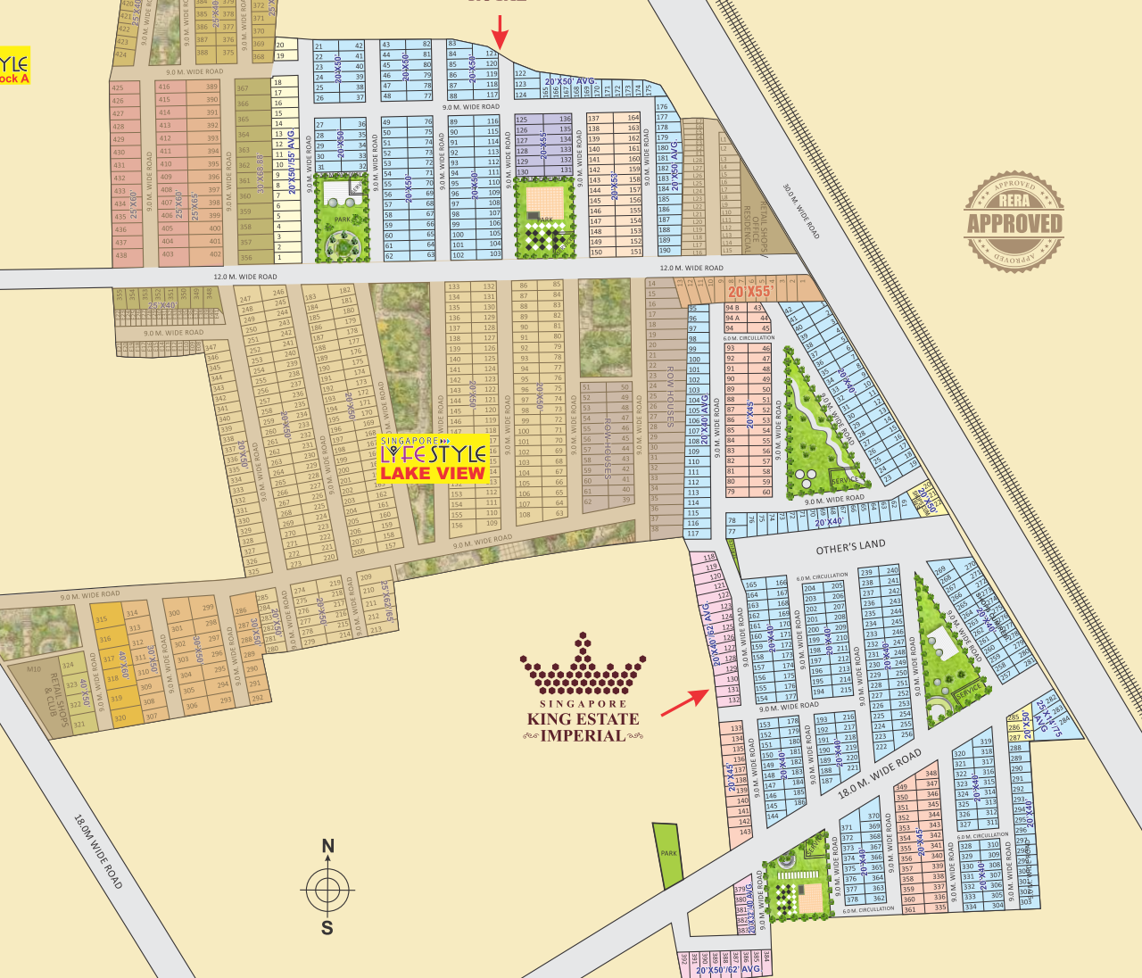 Plot Overview - Buy East Facing Standard Plot at King Estate Imperial on Indore Super Corridor Near Main Entry Gate