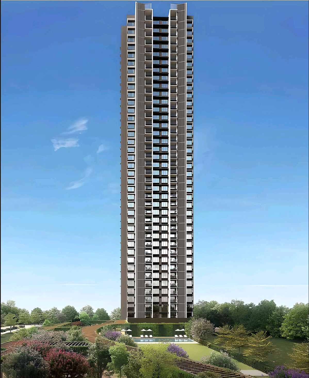 Building Exterior - Buy East Facing 3 BHK Flat Lodha Divino Matunga East Mumbai South Near Eastern Express Highway