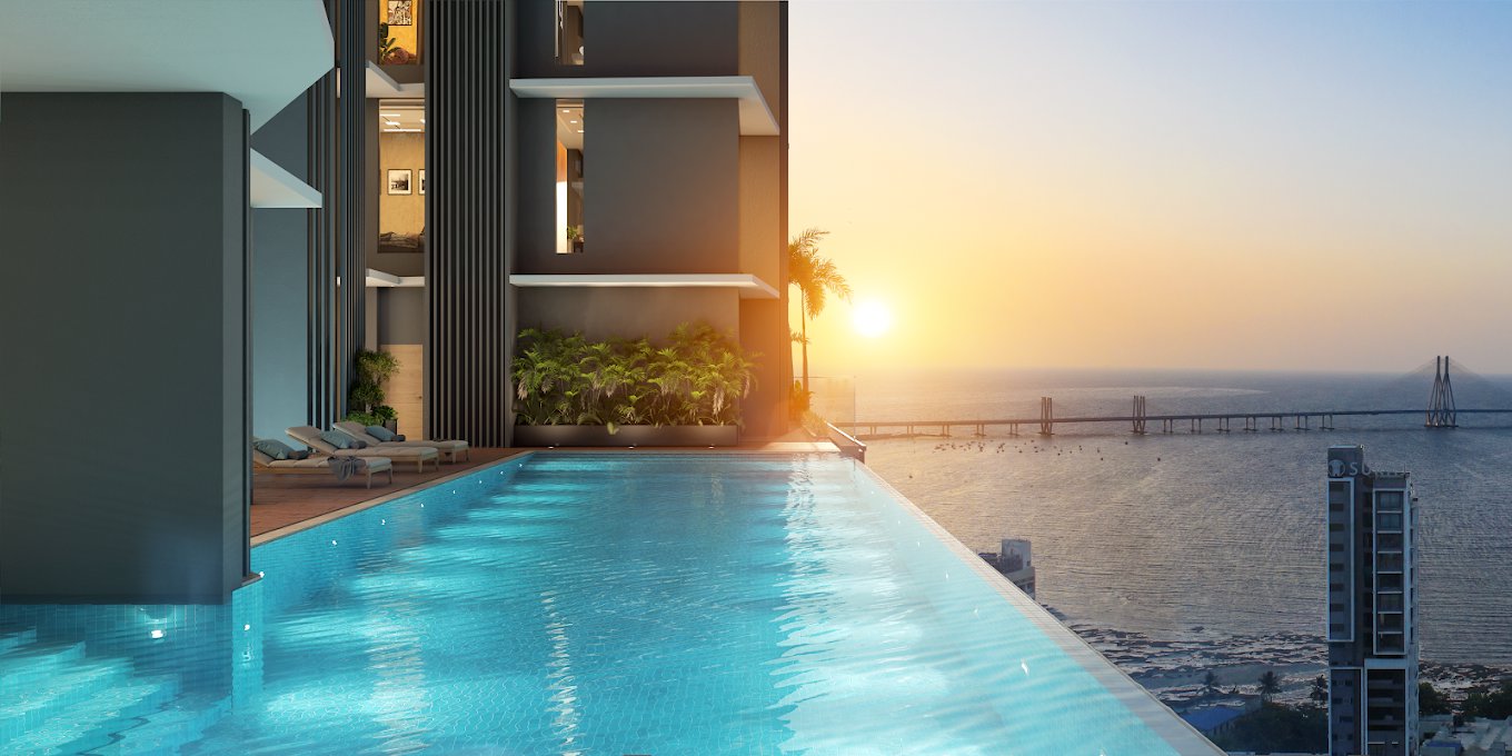 Building Exterior - Buy East Facing 2 BHK Flat Suraj The Palette Dadar West Mumbai Near Portuguese Church Tower