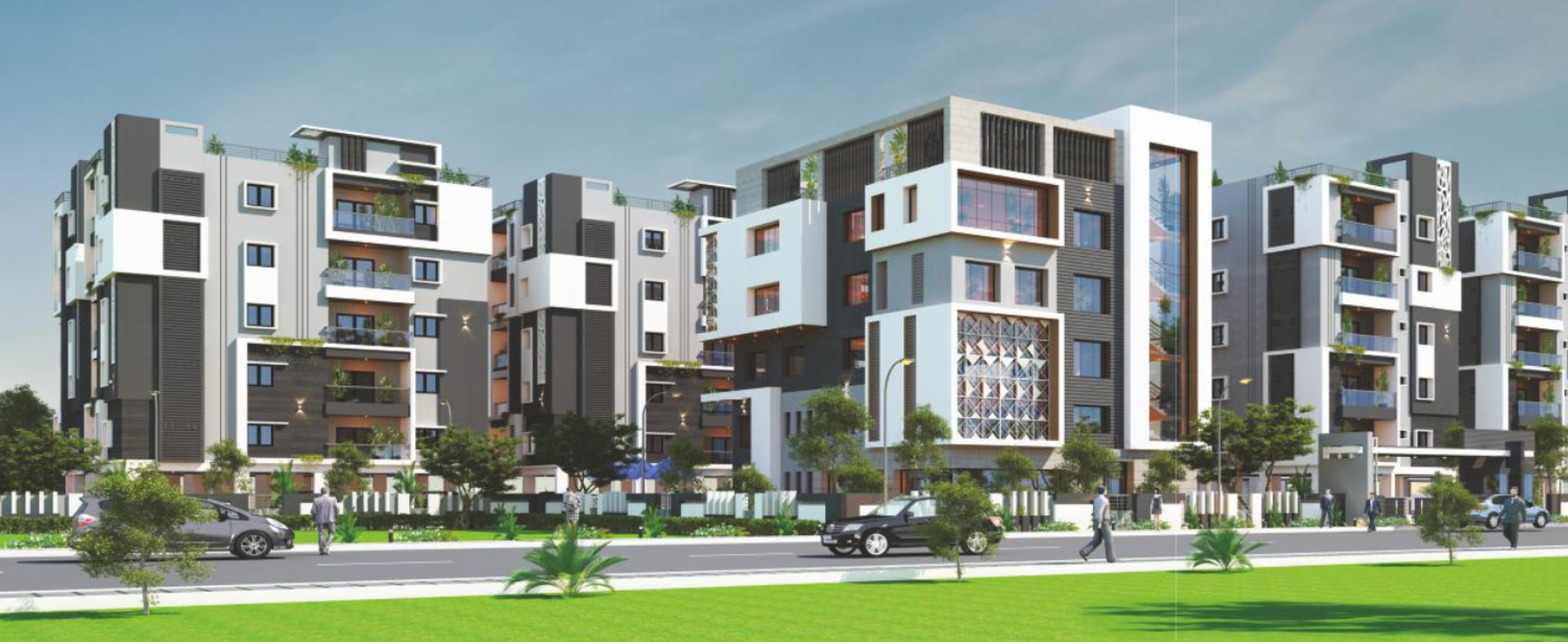 Building Exterior - Buy East Facing 4 BHK Flat Sri Bhaskara Homes Ayyappa Nagar Patamata Near Cinepolis Power One Mall