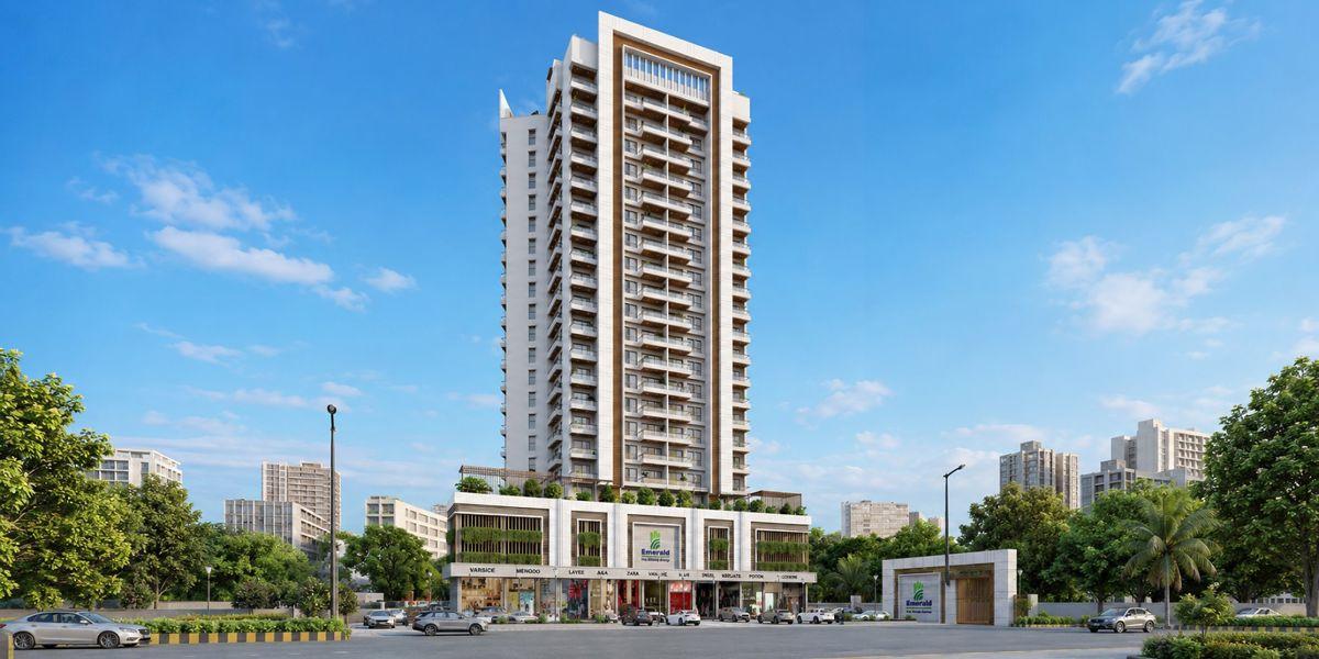 Building Exterior - Emerald Horizon, Kanadia Road, Indore | Premium 3 & 4 BHK Luxury Apartments