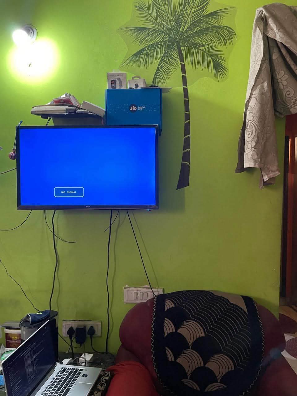 Bedroom - 1 bhk flat for rent in fursungi pune semi furnished Premium living @13K Rent