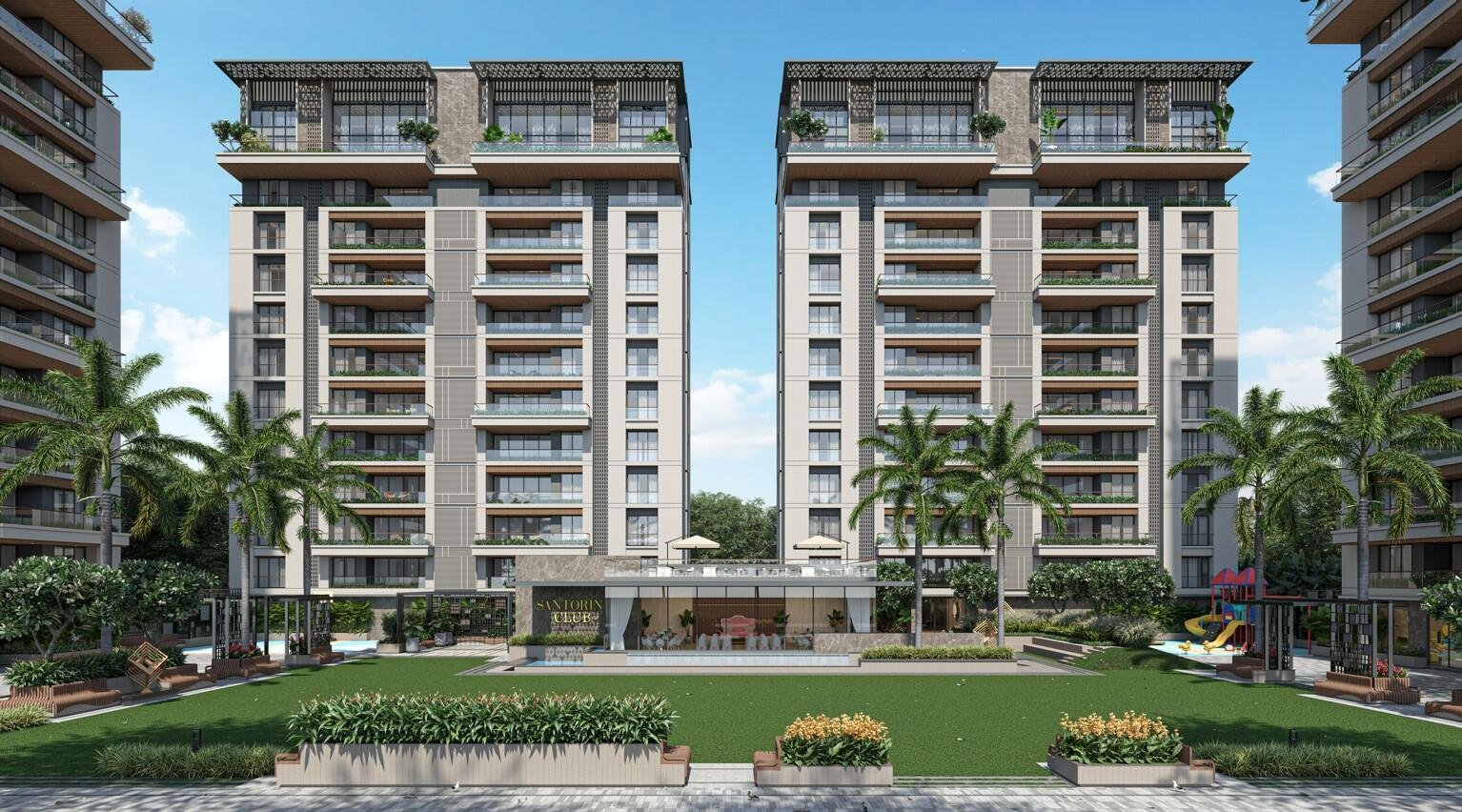 Building Exterior - SANTORINI SEVEN 4 BHK