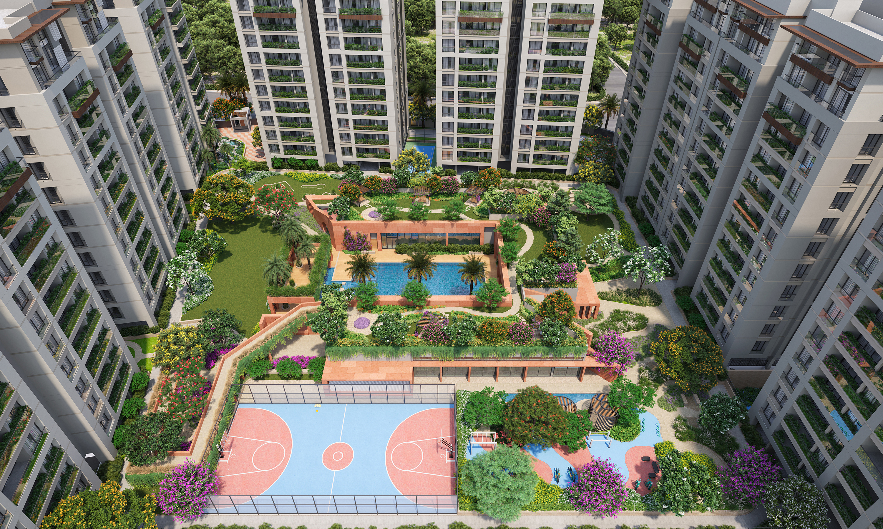 Building Exterior - AVADH ONELLA 4 BHK