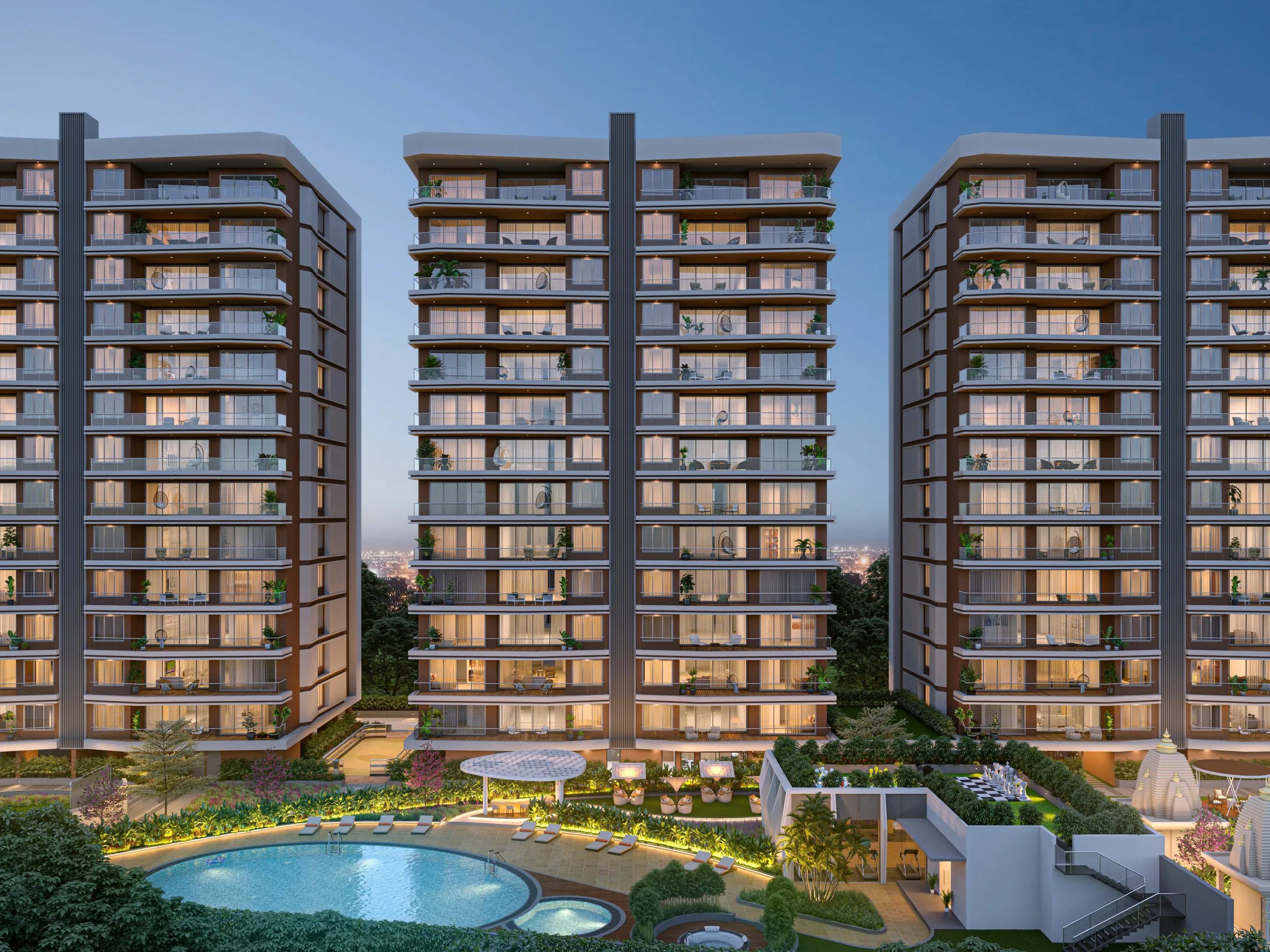 Building Exterior - AVADH BERTINA 5 BHK