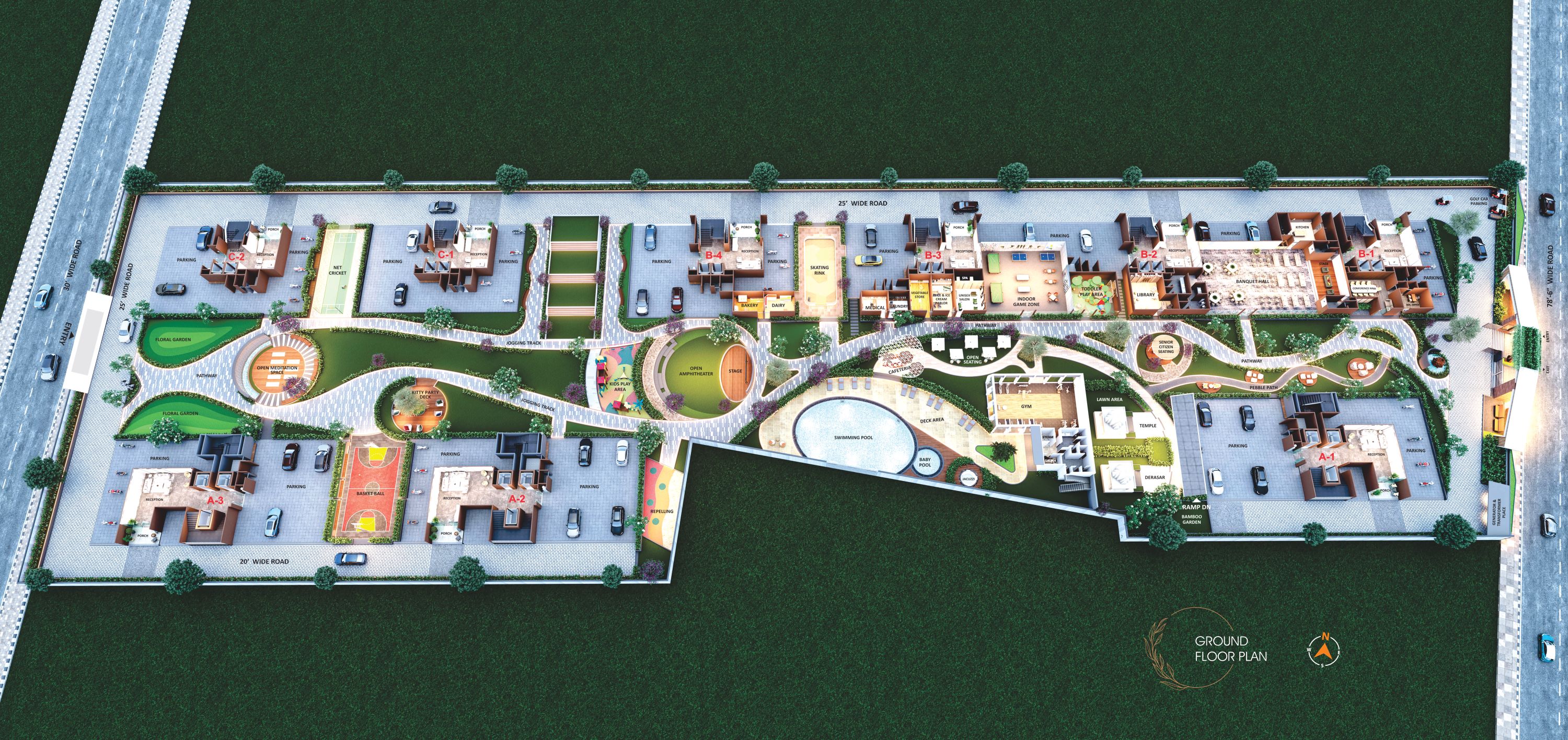 Building Exterior - AVADH BERTINA 5 BHK