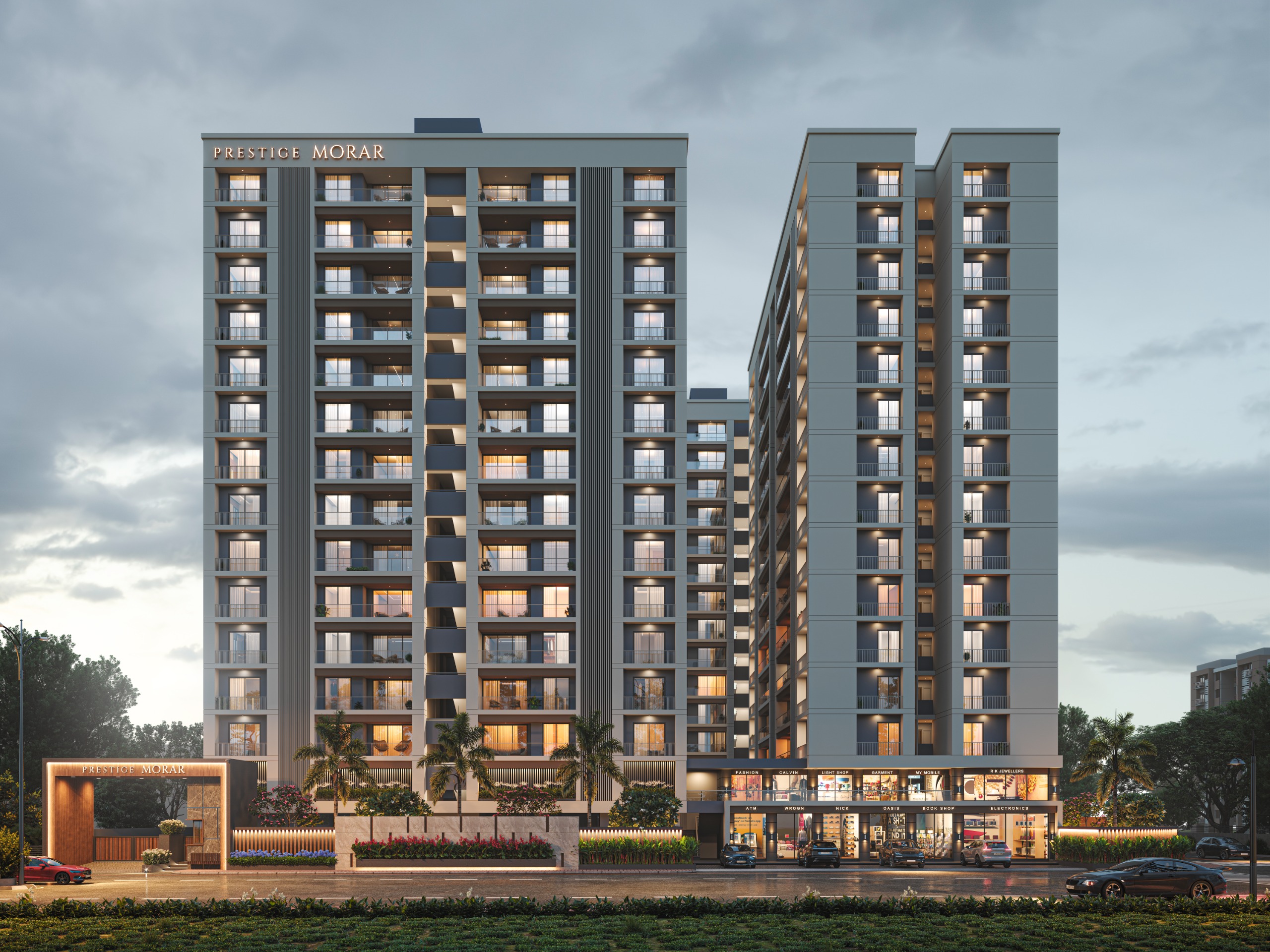 Building Exterior - PRESTIGE MORAR 3 BHK