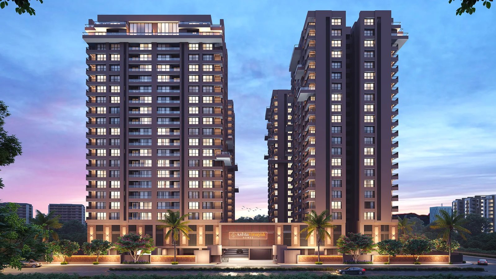 Building Exterior - ASHTA-VINAYAK HOMES 3 BHK