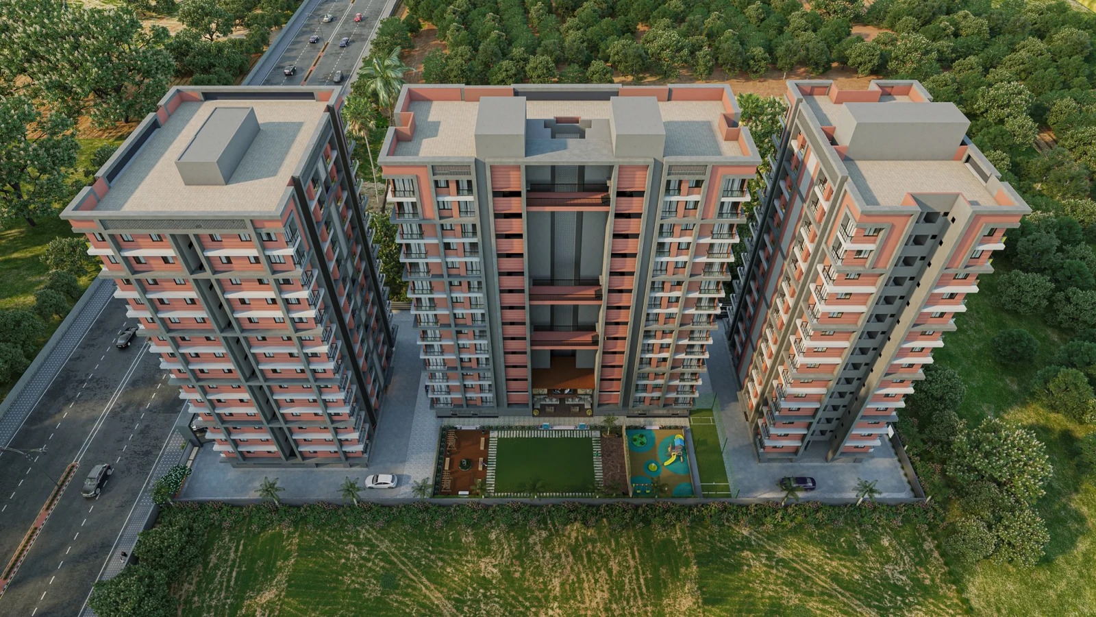 Building Exterior - SAMARTH SHRUSTI 3 BHK