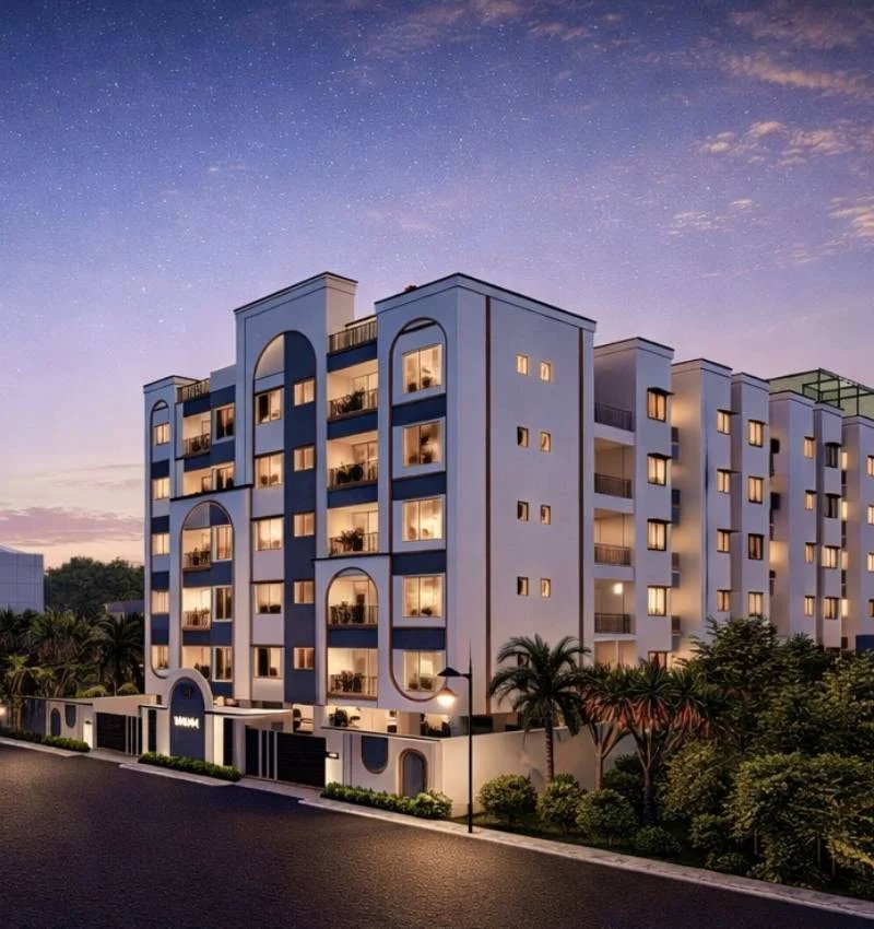 Building Exterior - 3BHK Apartment