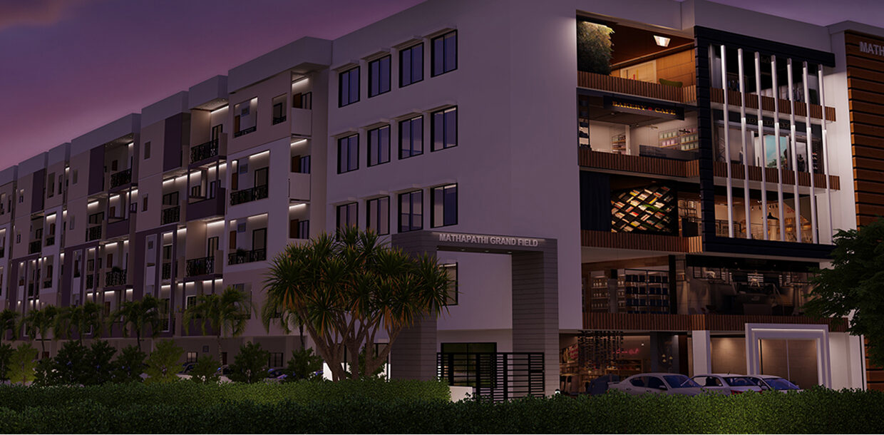 Building Exterior - Mathapathi Grand Field – Premium 2 & 3 BHK Apartments in Gunjur,