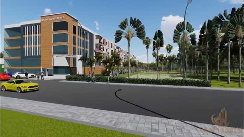 Building Exterior - Mathapathi Grand Field – Premium 2 & 3 BHK Apartments in Gunjur,