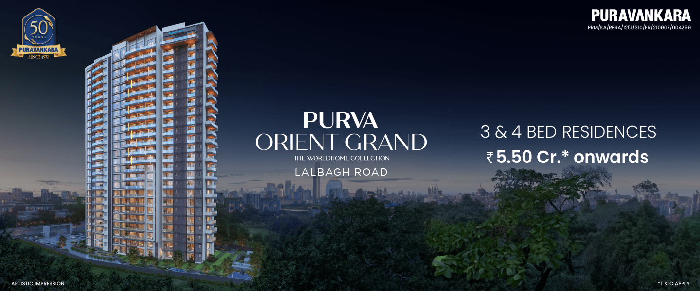 Building Exterior - Purva Orient Grand – Premium 3 BHK Luxury Apartments in Bengaluru