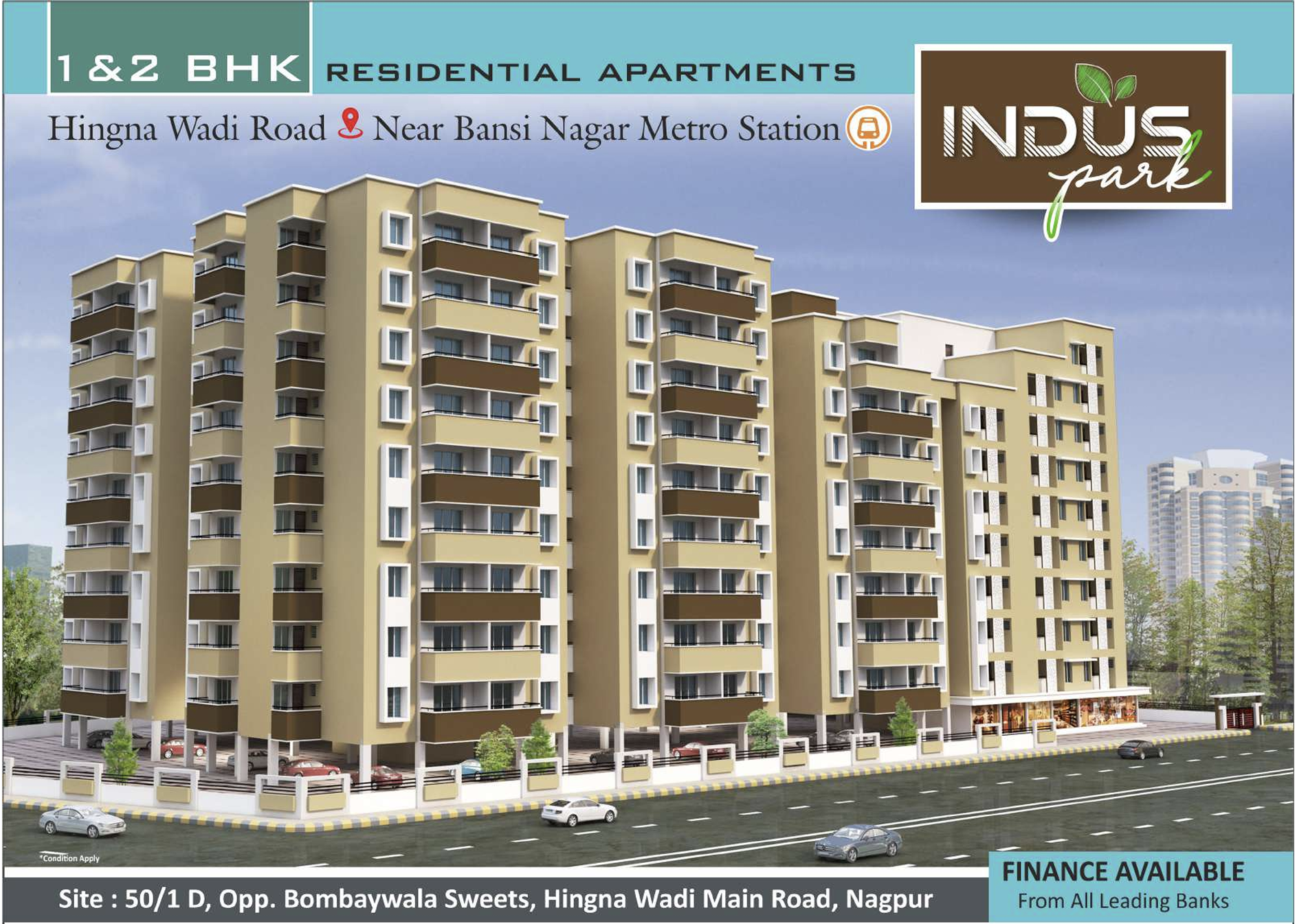 Building Exterior - Indus Park At MIDC,Wadi Road.